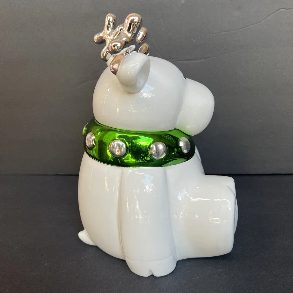 Bath & Body Works Harry Slatkin Jingles Reindeer Candle 2009 Balsam NEVER LIT